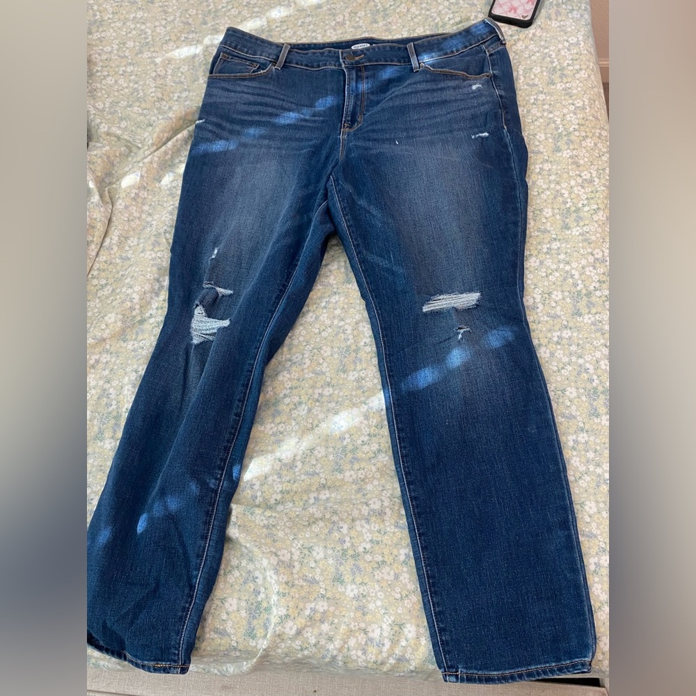 Old Navy Pop Skinny Ripped jeans
